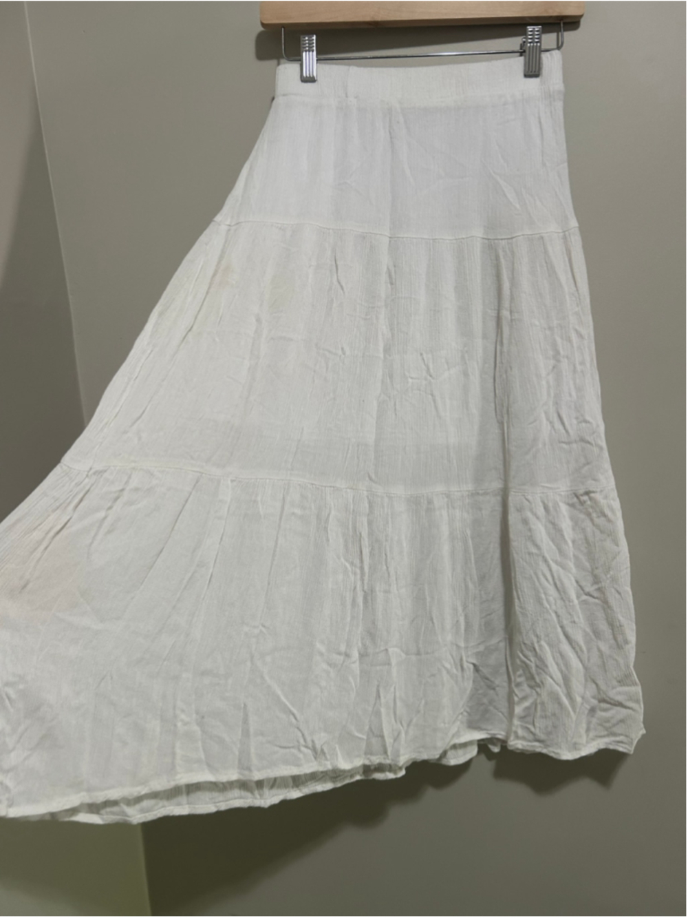 Women's Tiered Flowy Skirt Size S - Picture 2 of 7